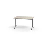 Bord Pilare akustikklaminat 120x80 cm sølv