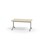 Bord Pilare akustikklaminat 120x80 cm sølv
