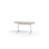 Bord Pilare akustikklaminat 120x50 cm hvit