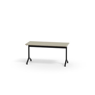 Bord Pilare akustikk linoleum 120x50 cm svart
