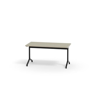 Bord Pilare akustikk linoleum 120x60 cm svart