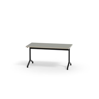 Bord Pilare akustikk linoleum 120x60 cm svart