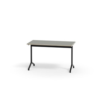 Bord Pilare akustikk linoleum 120x60 cm svart