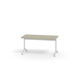 Bord Pilare akustikk linoleum 120x60 cm hvit