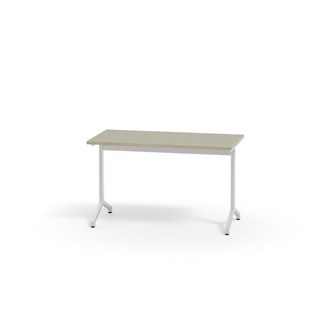 Bord Pilare akustikk linoleum 120x60 cm hvit