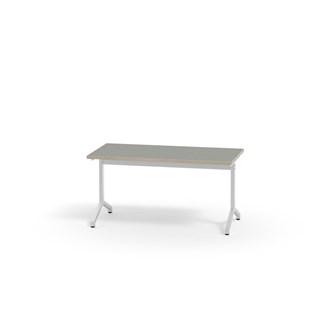 Bord Pilare akustikk linoleum 120x60 cm hvit