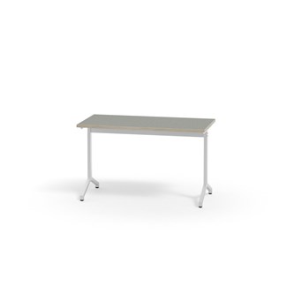 Bord Pilare akustikk linoleum 120x60 cm hvit