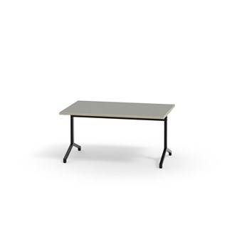 Bord Pilare akustikk linoleum 120x70 cm svart