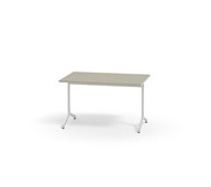 Bord Pilare akustikk linoleum 120x80 cm hvit