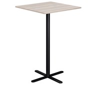 Søylebord Cross X 70x70 cm HT svart
