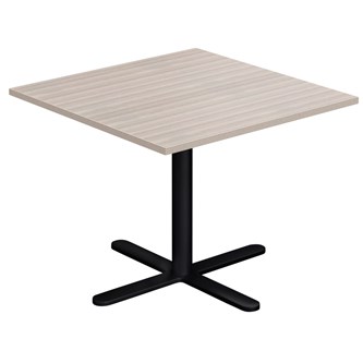 Søylebord Cross X 70x70 cm HT svart