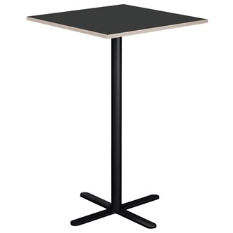Søylebord Cross X 70x70 cm HT svart