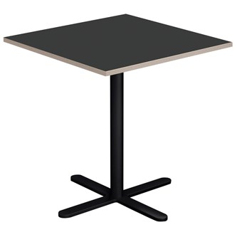 Søylebord Cross X 70x70 cm HT svart