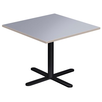 Søylebord Cross X 70x70 cm HT svart