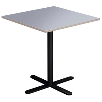 Søylebord Cross X 70x70 cm HT svart