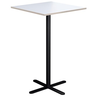 Søylebord Cross X 70x70 cm HT svart