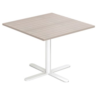 Søylebord Cross X 70x70 cm HT hvit