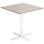 Søylebord Cross X 60x60 cm HT hvitt