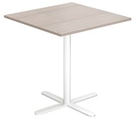 Søylebord Cross X 70x70 cm HT hvit