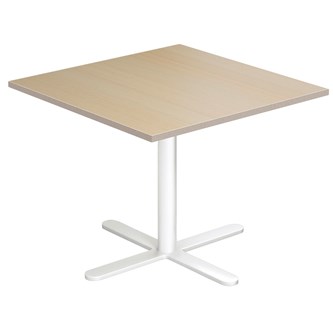 Søylebord Cross X 70x70 cm HT hvit