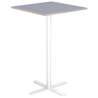 Søylebord Cross X 70x70 cm HT hvit