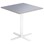 Søylebord Cross X 60x60 cm HT hvitt