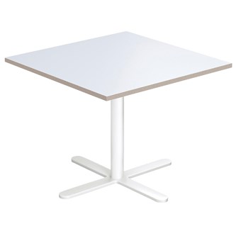 Søylebord Cross X 70x70 cm HT hvit