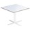Søylebord Cross X 70x70 cm HT hvit