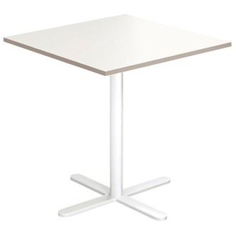 Søylebord Cross X 70x70 cm HT hvit