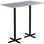Søylebord Cross X 120x60 cm HT svart
