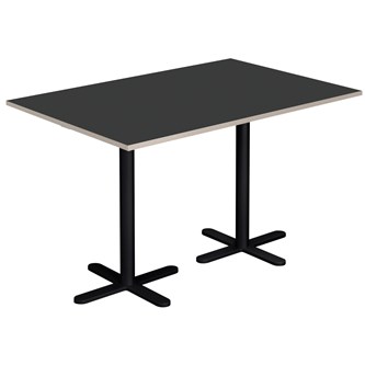 Søylebord Cross X 120x80 cm HT svart