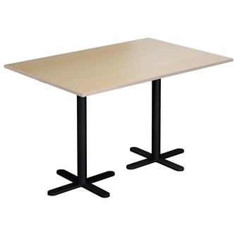 Søylebord Cross X 120x80 cm HT svart