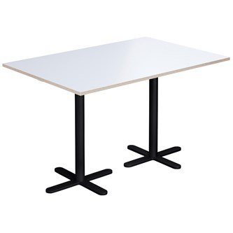 Søylebord Cross X 120x80 cm HT svart