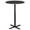 Søylebord Cross X Ø80 cm HT svart