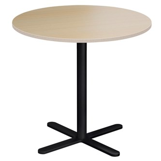Søylebord Cross X Ø80 cm HT svart