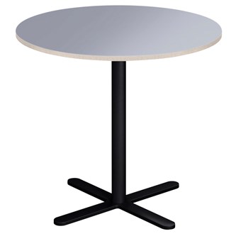 Søylebord Cross X Ø70 cm HT svart