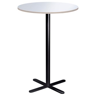 Søylebord Cross X Ø70 cm HT svart