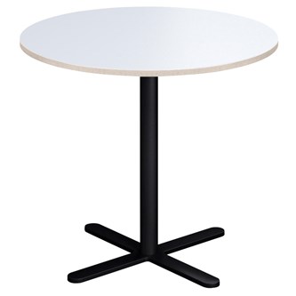 Søylebord Cross X Ø70 cm HT svart