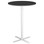 Søylebord Cross X Ø80 cm HT hvit