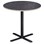 Søylebord Cross X Ø80 cm akustikk linoleum svart