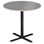 Søylebord Cross X Ø80 cm akustikk linoleum svart