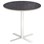 Søylebord Cross X Ø80 cm akustikk linoleum hvit