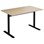 Søylebord Cross T 120x60 cm HT svart