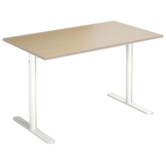 Søylebord Cross T 120x60 cm HT hvit