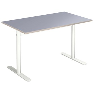 Søylebord Cross T 120x70 cm HT hvit