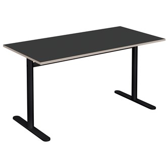 Søylebord Cross T 140x70 cm HT svart