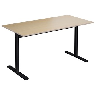 Søylebord Cross T 140x70 cm HT svart