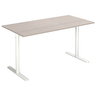 Søylebord Cross T 140x70 cm HT hvit