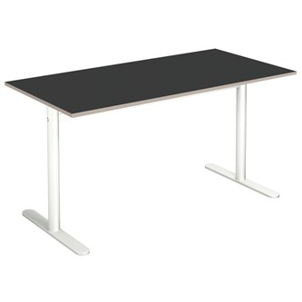 Søylebord Cross T 140x70 cm HT hvit