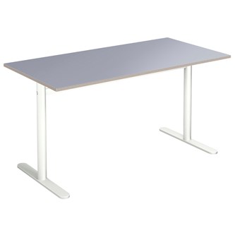 Søylebord Cross T 140x70 cm HT hvit